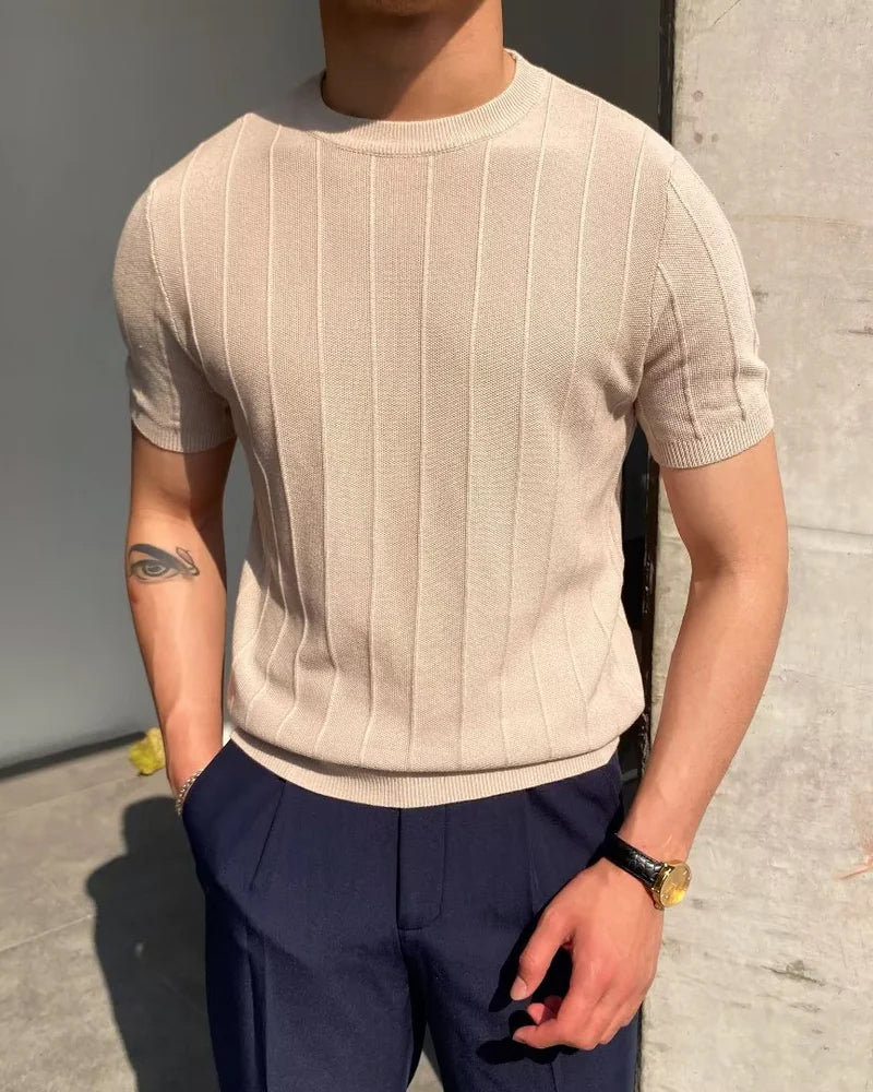 Van Noor - Ribbed T-Shirt